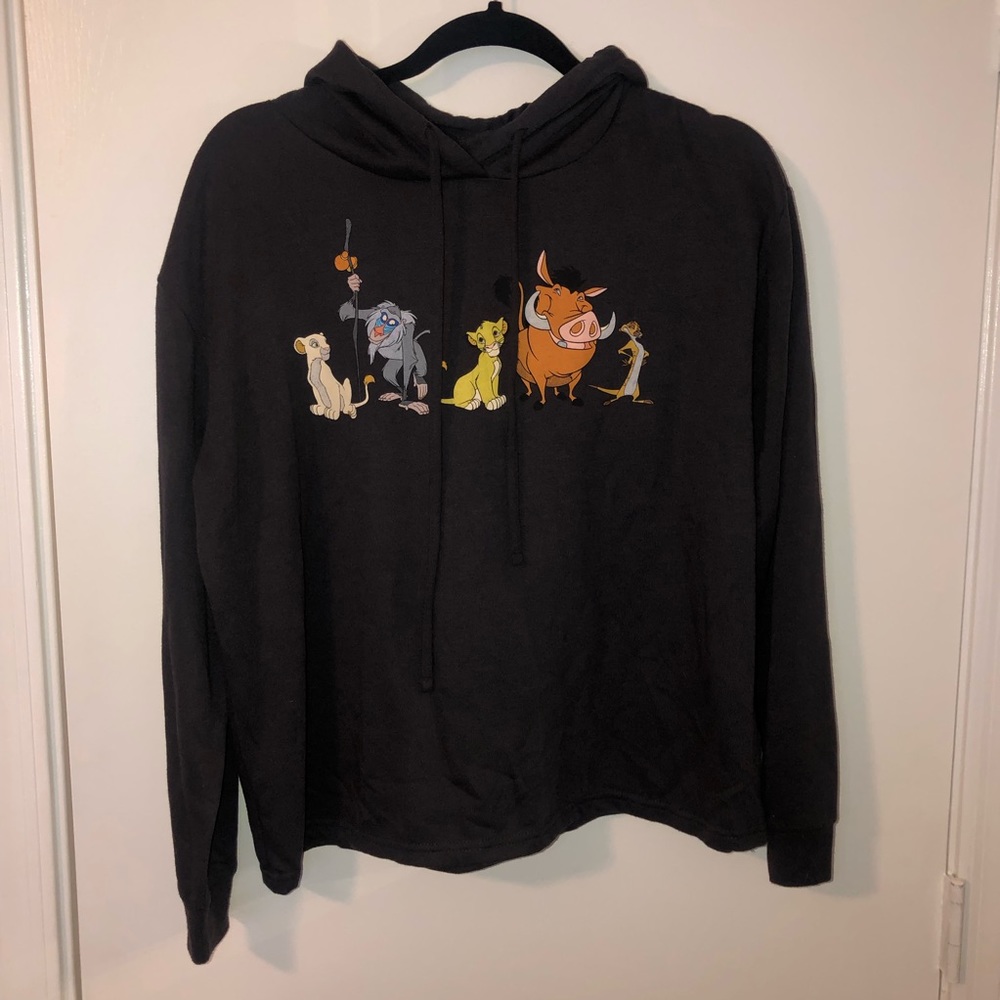 The Lion King Cast Disney Hoodie Juniors’ Size Large
